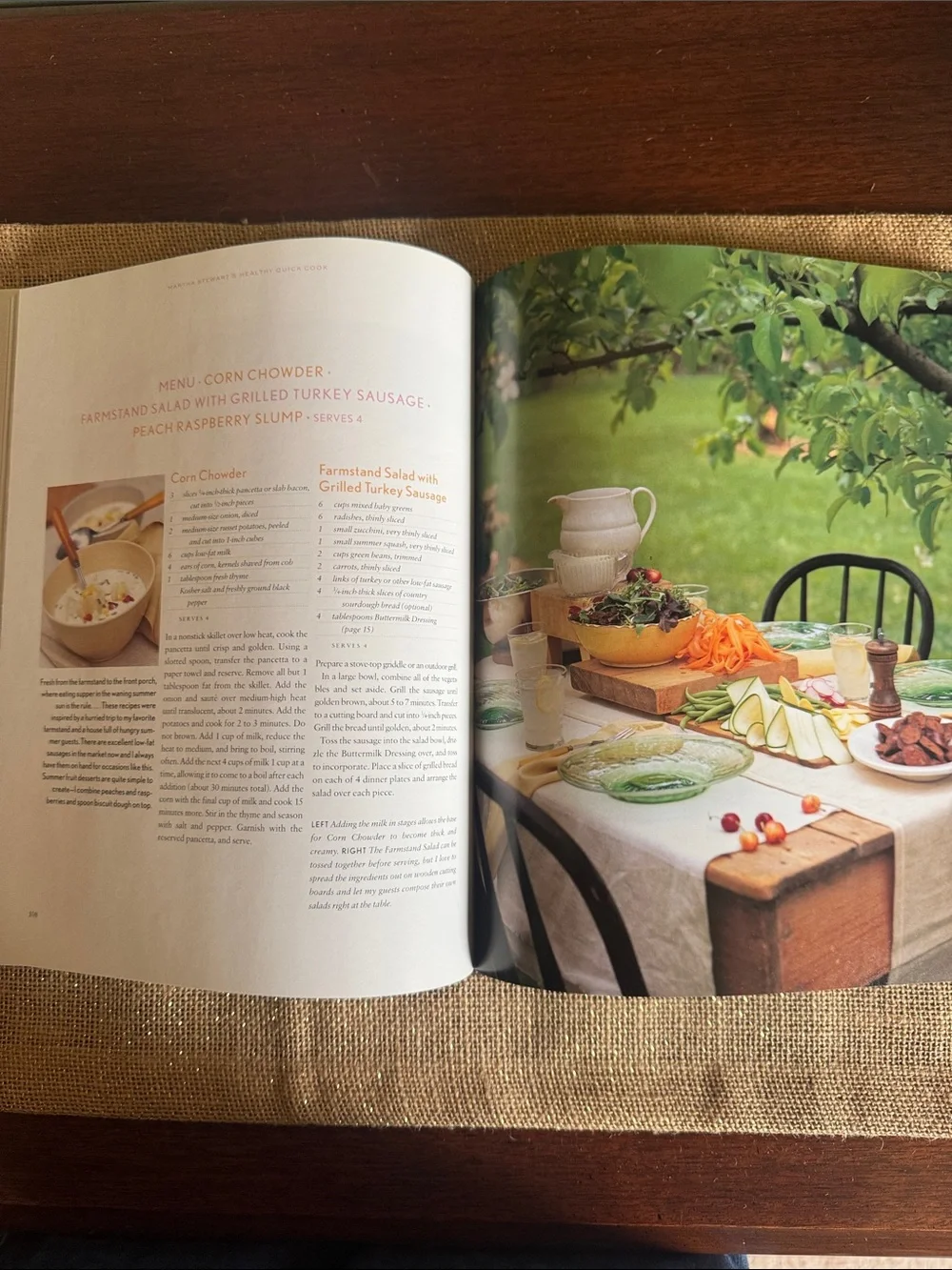 Martha Stewart’s Healthy Quick Cookbook 1997